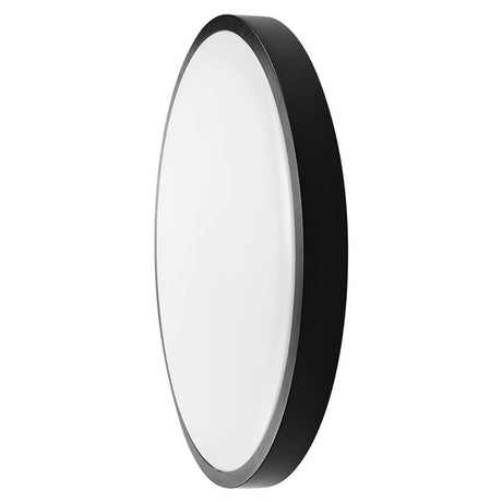 V-Tac Plafoniera LED Plafoniera LED V-Tac SKU-76381-24 | 24W, IP44, 6500K, Alb Rece, Negru