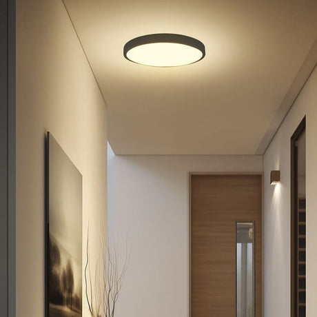 V-Tac Plafoniera LED Plafoniera LED V-Tac SKU-76381-24 | 24W, IP44, 6500K, Alb Rece, Negru