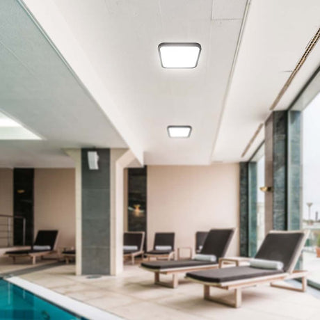 V-Tac Plafoniera LED Plafoniera LED V-Tac SKU-76431 | 18W, IP44, 4000K, Negru