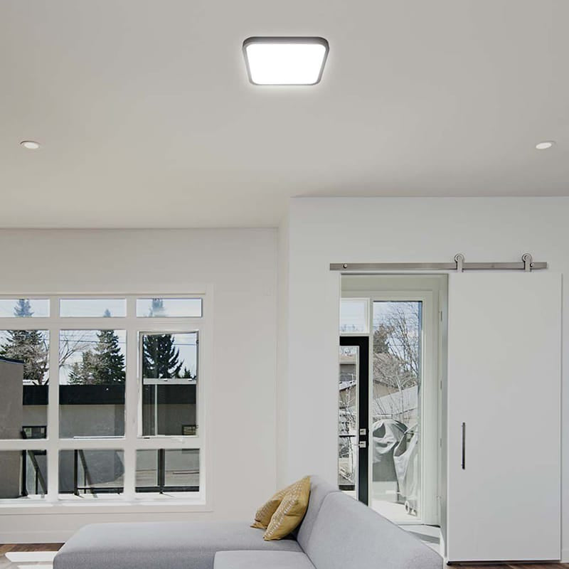 V-Tac Plafoniera LED Plafoniera LED V-Tac SKU-76471-24 | 24W, 6500K, IP44, Negru