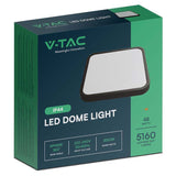 V-Tac Plafoniera LED Plafoniera LED V-Tac SKU-76491 | 48W, IP44, 4000K, Negru