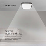 V-Tac Plafoniera LED Plafoniera LED V-Tac SKU-76491 | 48W, IP44, 4000K, Negru