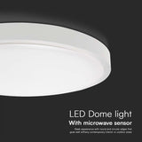 V-Tac Plafoniera LED Plafoniera LED V-Tac SKU-76611 | 18W, IP44, Senzor, 6500K, Alb