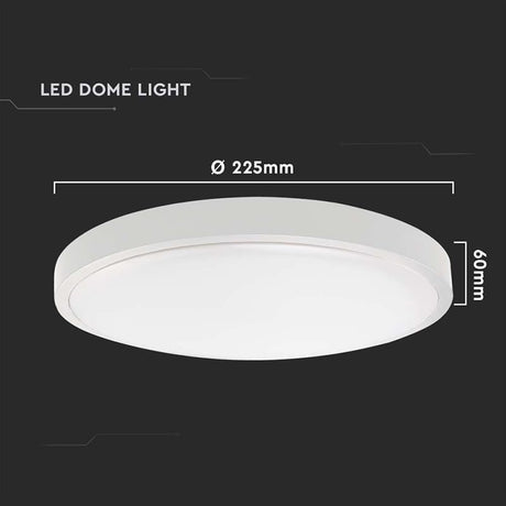 V-Tac Plafoniera LED Plafoniera LED V-Tac SKU-7664 | 24W, 6500K, IP44, Senzor Miscare