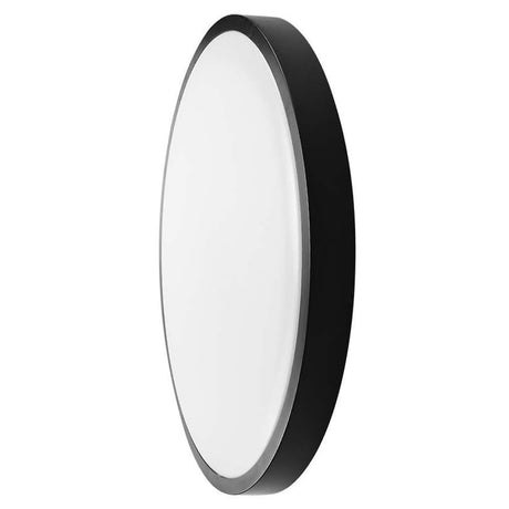 V-Tac Plafoniera LED Plafoniera LED V-Tac SKU-76691 | 18W, IP44, Senzor, 4000K, Negru