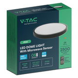 V-Tac Plafoniera LED Plafoniera LED V-Tac SKU-76701-24 | 24W, 4000K, IP44, Senzor Miscare