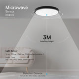 V-Tac Plafoniera LED Plafoniera LED V-Tac SKU-76701-24 | 24W, 4000K, IP44, Senzor Miscare