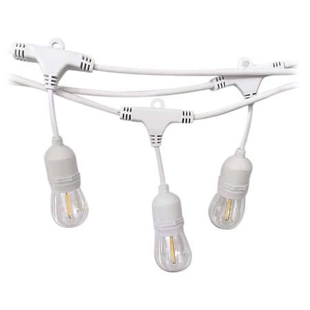 V-Tac Cablu Șir Luminos V-Tac SKU-7699 | 15m, 15 Socluri E27, IP65, Exterior