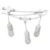 V-Tac Cablu Șir Luminos V-Tac SKU-7699 | 15m, 15 Socluri E27, IP65, Exterior