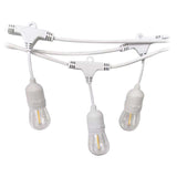 V-Tac Cablu Șir Luminos V-Tac SKU-7699 | 15m, 15 Socluri E27, IP65, Exterior