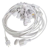 V-Tac Cablu Șir Luminos V-Tac SKU-7699 | 15m, 15 Socluri E27, IP65, Exterior