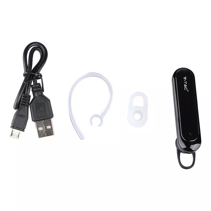 V-Tac Casti bluetooth Casti Bluetooth V-Tac SKU-7702 | 170mAh, Negru