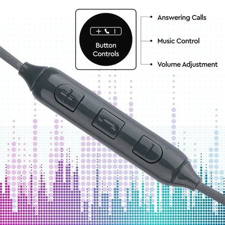 V-Tac Casti In Ear Casti V-Tac SKU-7706 | In-Ear, Cu Fir, Gri