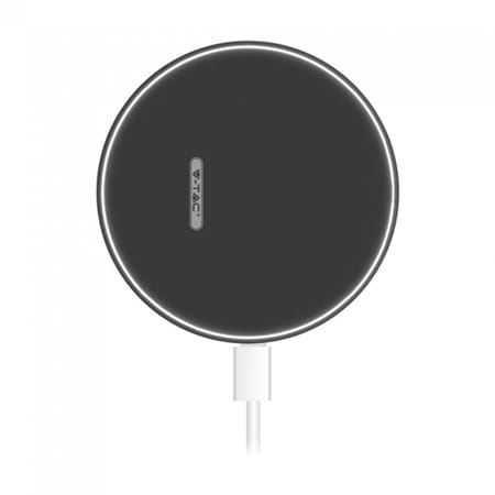 V-Tac Incarcator wireless Incarcator Wireless V-Tac SKU-7708 | 5A, Incarcare Rapida, Negru