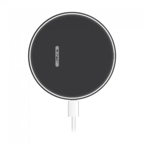 V-Tac Incarcator wireless Incarcator Wireless V-Tac SKU-7708 | 5A, Incarcare Rapida, Negru