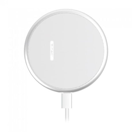 V-Tac Incarcator wireless Incarcator Wireless V-Tac SKU-7709 | 5A, Incarcare Rapida, Alb