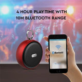 V-Tac Boxa Bluetooth Boxa Bluetooth V-Tac SKU-7716 | Portabila, 4W, Rosu