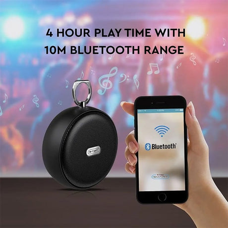 V-Tac Boxa Bluetooth Boxa Bluetooth V-Tac SKU-7718 | 4W, Portabila, Negru