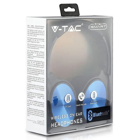V-Tac Casti bluetooth Casti Bluetooth V-Tac SKU-7728 | Wireless, Albastru
