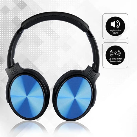 V-Tac Casti bluetooth Casti Bluetooth V-Tac SKU-7728 | Wireless, Albastru