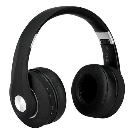 V-Tac Casti bluetooth Casti Bluetooth V-Tac SKU-7730 | Wireless, MicroSD, Negru