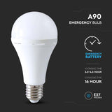 V-Tac Bec LED SMART Bec LED V-Tac SKU-7795 | A90, 15W, 4000K, Emergenta 3h
