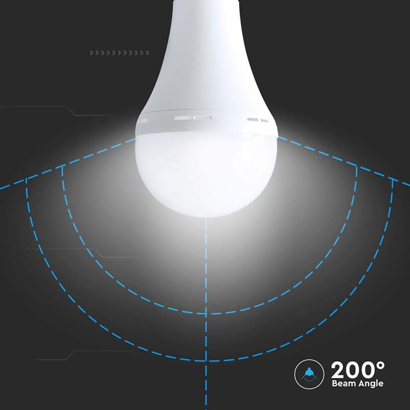 V-Tac Bec LED SMART Bec LED V-Tac SKU-7795 | A90, 15W, 4000K, Emergenta 3h