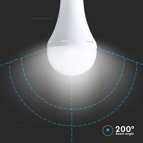 V-Tac Bec LED SMART Bec LED V-Tac SKU-7795 | A90, 15W, 4000K, Emergenta 3h