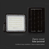 V-Tac Invertor solar Reflector Solar V-Tac SKU-7822 | 6W, 400LM, 4000K, Negru