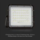 V-Tac Invertor solar Reflector Solar V-Tac SKU-7822 | 6W, 400LM, 4000K, Negru