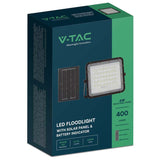 V-Tac Invertor solar Reflector Solar V-Tac SKU-7822 | 6W, 400LM, 4000K, Negru