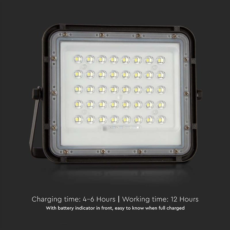 V-Tac Invertor solar Reflector Solar V-Tac SKU-7824 | 10W, 800LM, 4000K, Incarcare Solara