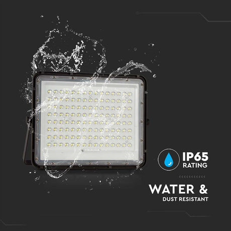 V-Tac Lampa LED Reflector LED Solar V-Tac SKU-7828 | 20W, 1800lm, 4000K, IP65, Negru