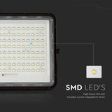 V-Tac Lampa LED Reflector LED Solar V-Tac SKU-7828 | 20W, 1800lm, 4000K, IP65, Negru