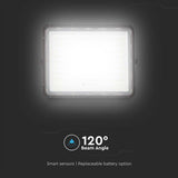 V-Tac Lampa LED Reflector LED Solar V-Tac SKU-7828 | 20W, 1800lm, 4000K, IP65, Negru