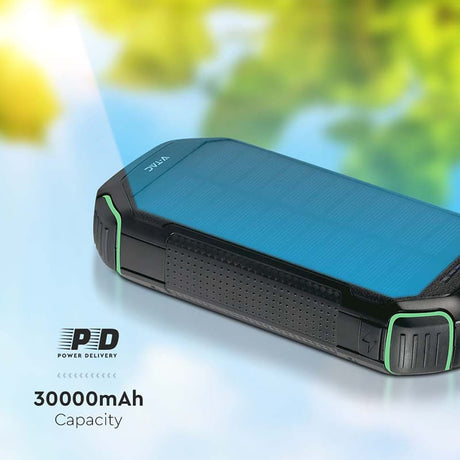 V-Tac Power bank Power Bank V-Tac SKU-7836 | 30000mAh, Wireless 15W, USB-C PD 20W, Solar