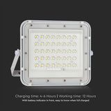 V-Tac Panou solar Reflector Solar V-Tac SKU-7839 | 6W, 400LM, 6400K, Alb