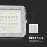 V-Tac Panou solar Reflector Solar V-Tac SKU-7839 | 6W, 400LM, 6400K, Alb