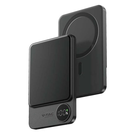 V-Tac Power bank Power Bank V-Tac SKU-7850 | 5000mAh, Wireless, Fast Charging, Ultra Slim