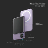 V-Tac Power bank Power Bank V-Tac SKU-7851 | 5000mAh, Wireless, Fast Charging, Ultra Slim
