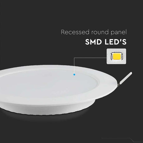 V-Tac Panou LED Panou LED V-Tac SKU-78561 | 3W, 4000K, Incorporabil, CIP Samsung