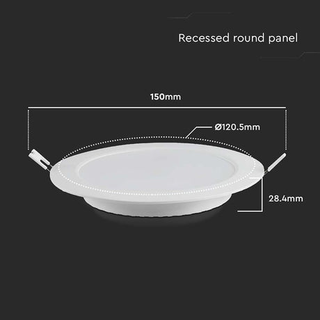V-Tac Panou LED Panou LED V-Tac SKU-7858 | 6W, Incorporabil, 3000K