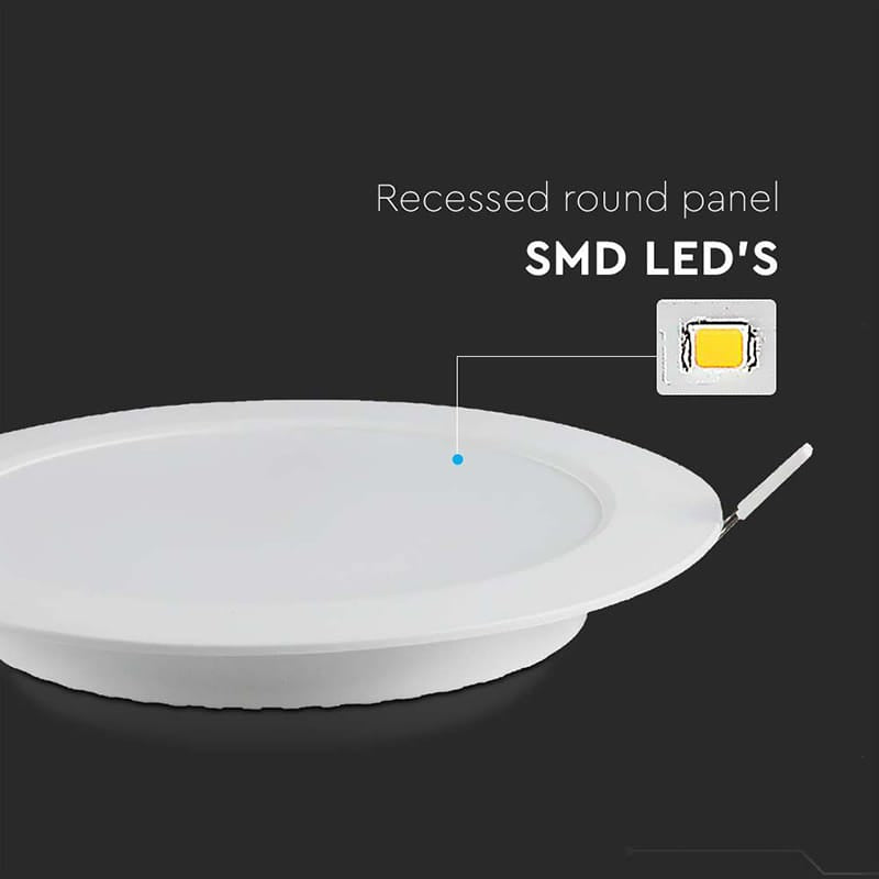 V-Tac Panou LED Panou LED V-Tac SKU-7858 | 6W, Incorporabil, 3000K