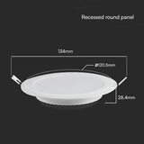 V-Tac Panou LED Panou LED V-Tac SKU-78591 | 6W, 4000K, Incorporabil