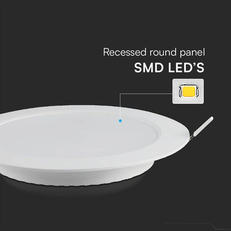 V-Tac Panou LED Panou LED V-Tac SKU-78591 | 6W, 4000K, Incorporabil