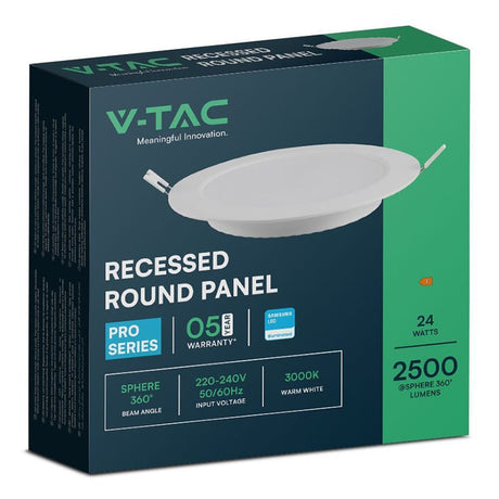 V-Tac Panou LED Panou LED V-Tac SKU-78691 | 24W, 6400K, Incorporabil, Cip Samsung