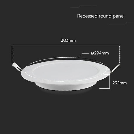 V-Tac Panou LED Panou LED V-Tac SKU-78691 | 24W, 6400K, Incorporabil, Cip Samsung