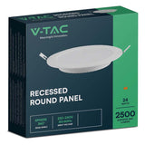 V-Tac Panou LED Panou LED V-Tac SKU-7869 | 24W, Incorporabil, 6400K