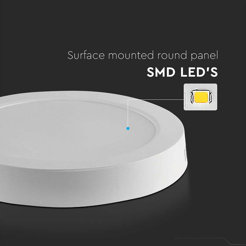 V-Tac Panou LED Panou LED V-Tac SKU-7873 | 12W, 3000K, Aplicabil