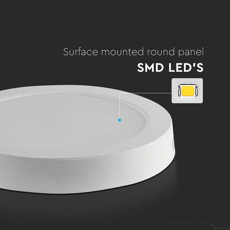 V-Tac Panou LED Panou LED V-Tac SKU-7879 | 24W, 3000K, Aplicabil